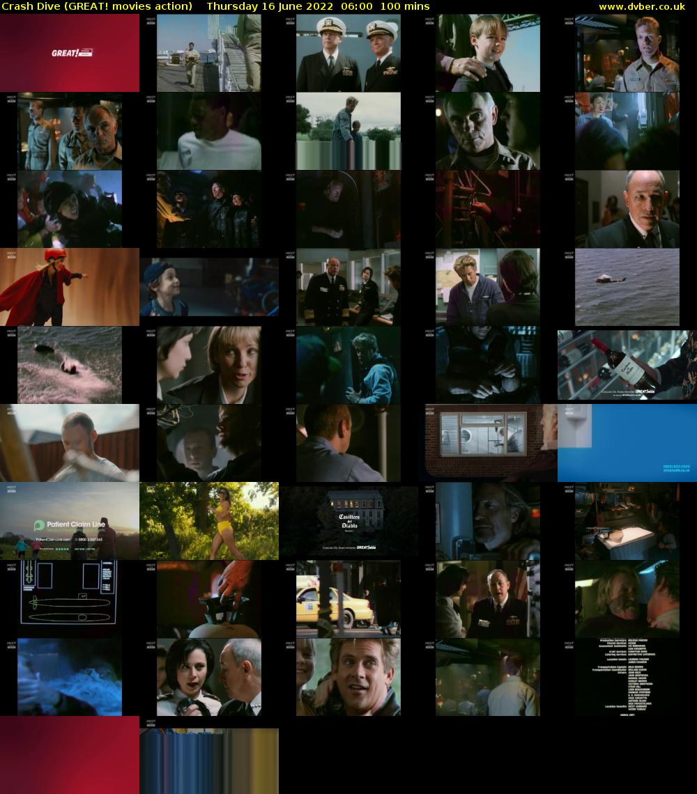 Crash Dive (GREAT! movies action) Thursday 16 June 2022 06:00 - 07:40