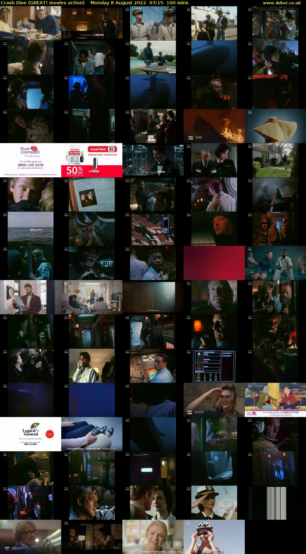 Crash Dive (GREAT! movies action) Monday 8 August 2022 07:15 - 08:55