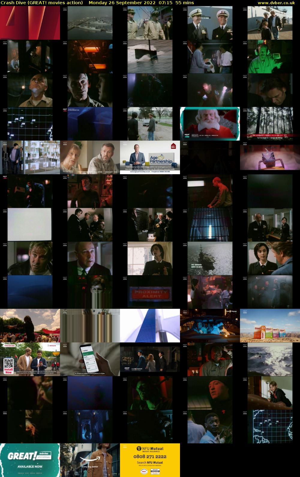 Crash Dive (GREAT! movies action) Monday 26 September 2022 07:15 - 08:10