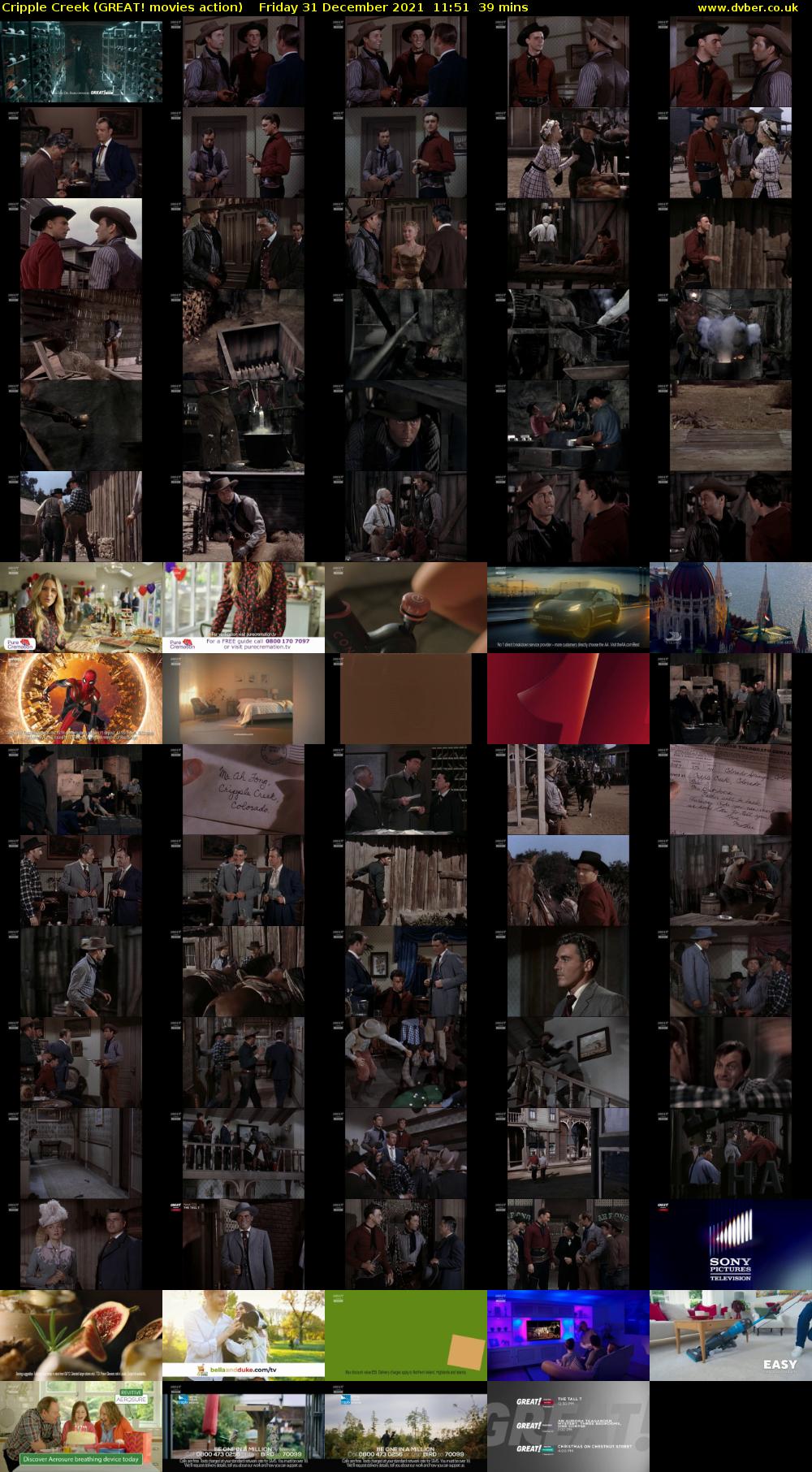 Cripple Creek (GREAT! movies action) Friday 31 December 2021 11:51 - 12:30