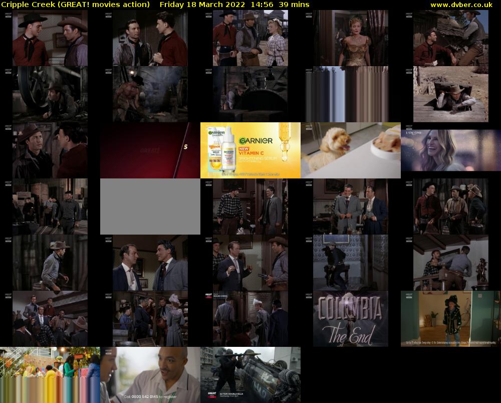 Cripple Creek (GREAT! movies action) Friday 18 March 2022 14:56 - 15:35