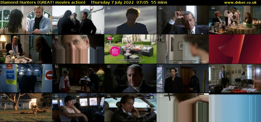 Diamond Hunters (GREAT! movies action) Thursday 7 July 2022 07:05 - 08:00