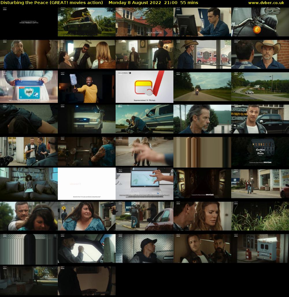 Disturbing the Peace (GREAT! movies action) Monday 8 August 2022 21:00 - 21:55