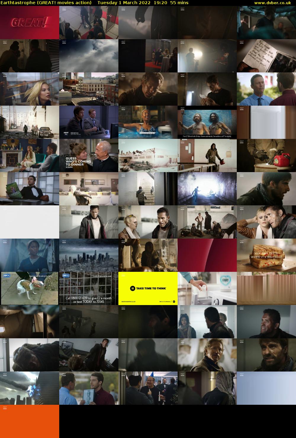 Earthtastrophe (GREAT! movies action) Tuesday 1 March 2022 19:20 - 20:15