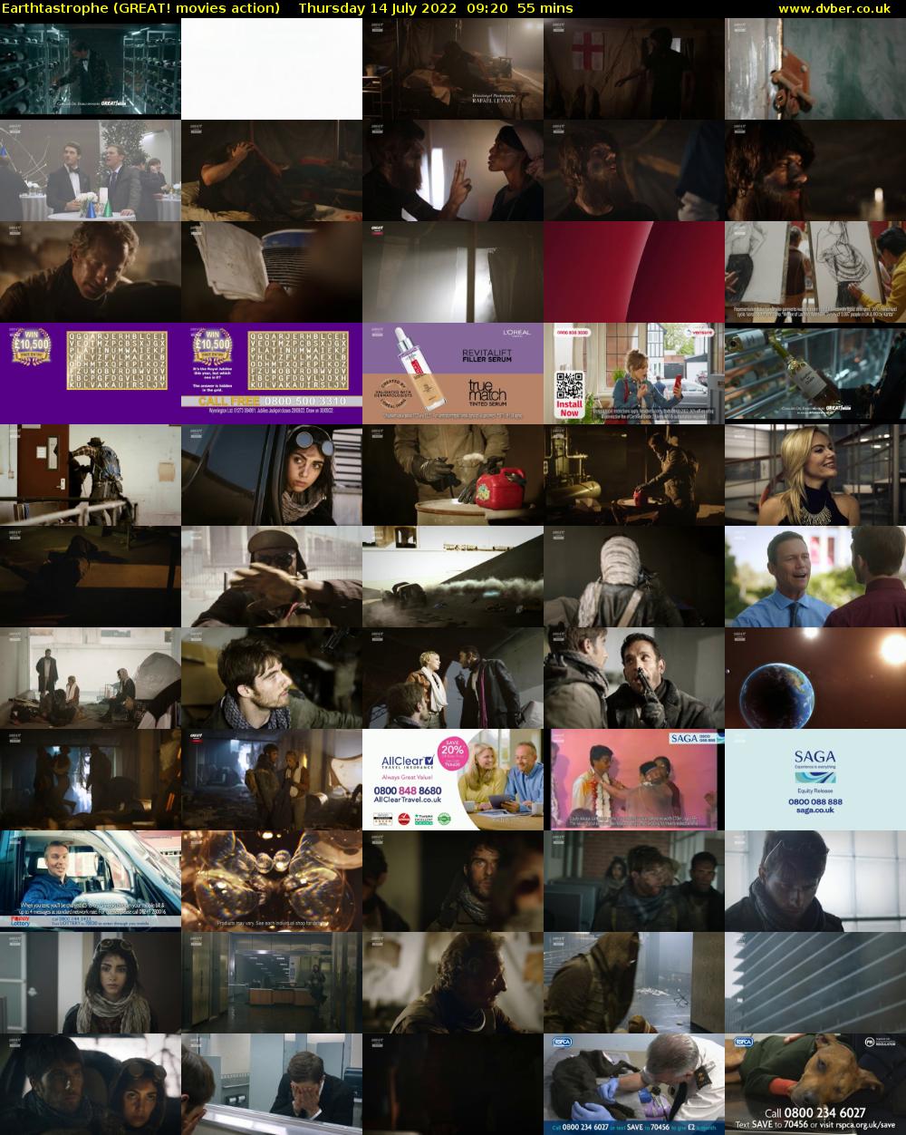 Earthtastrophe (GREAT! movies action) Thursday 14 July 2022 09:20 - 10:15