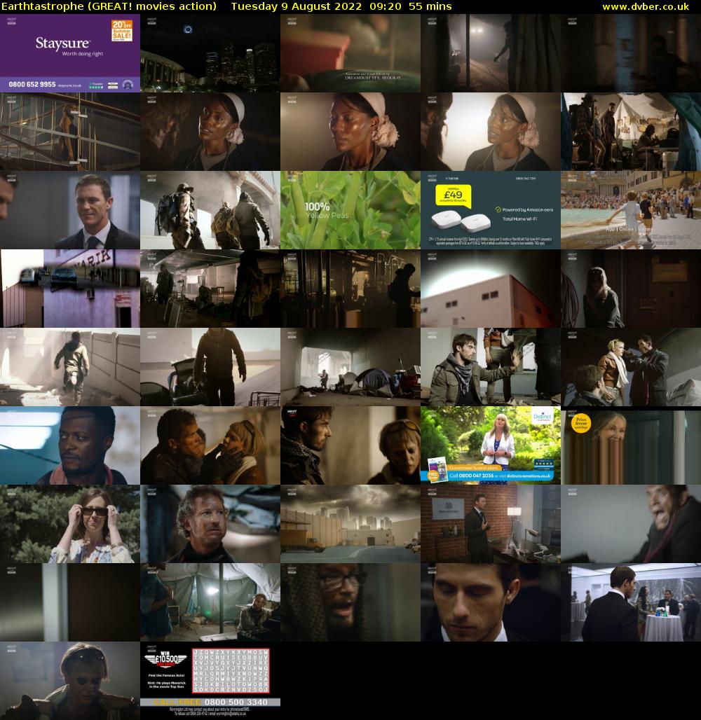 Earthtastrophe (GREAT! movies action) Tuesday 9 August 2022 09:20 - 10:15