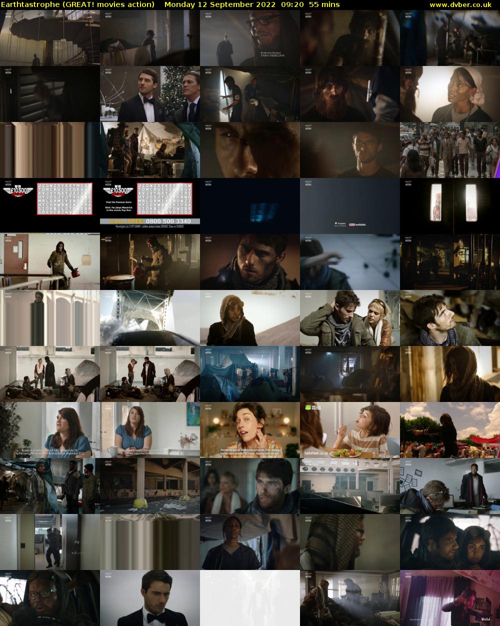 Earthtastrophe (GREAT! movies action) Monday 12 September 2022 09:20 - 10:15