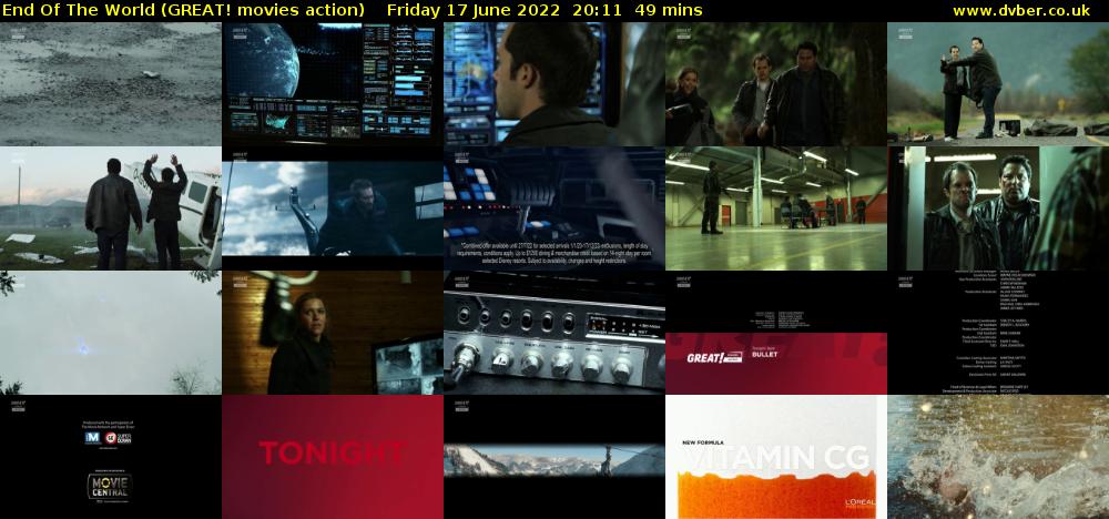 End Of The World (GREAT! movies action) Friday 17 June 2022 20:11 - 21:00