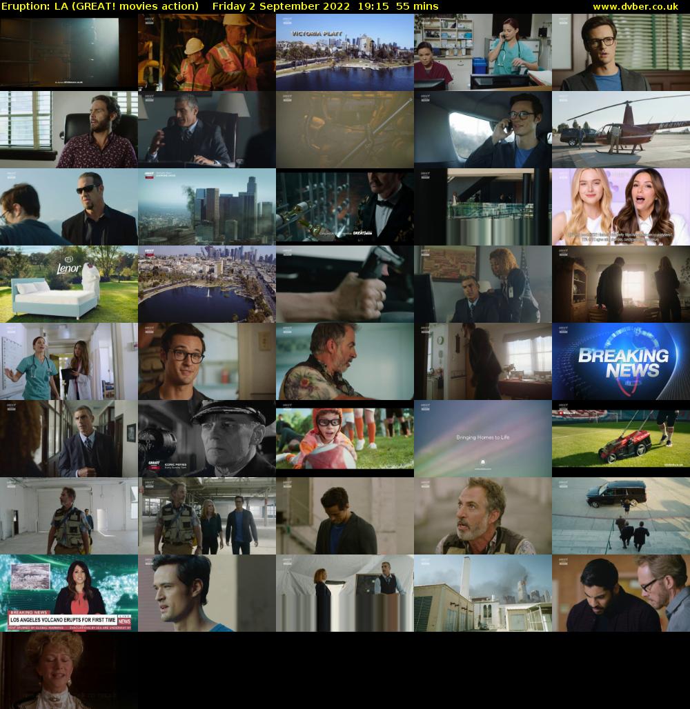 Eruption: LA (GREAT! movies action) Friday 2 September 2022 19:15 - 20:10