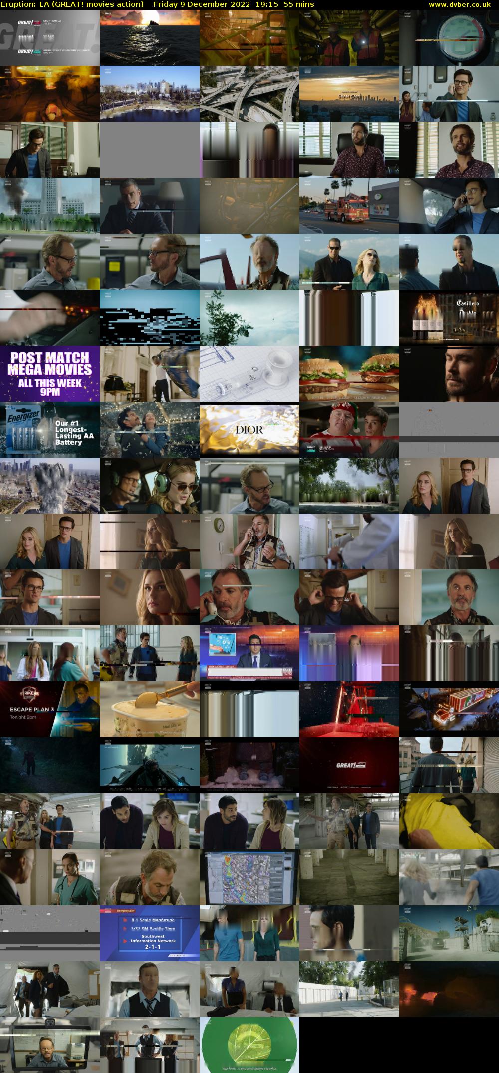 Eruption: LA (GREAT! movies action) Friday 9 December 2022 19:15 - 20:10