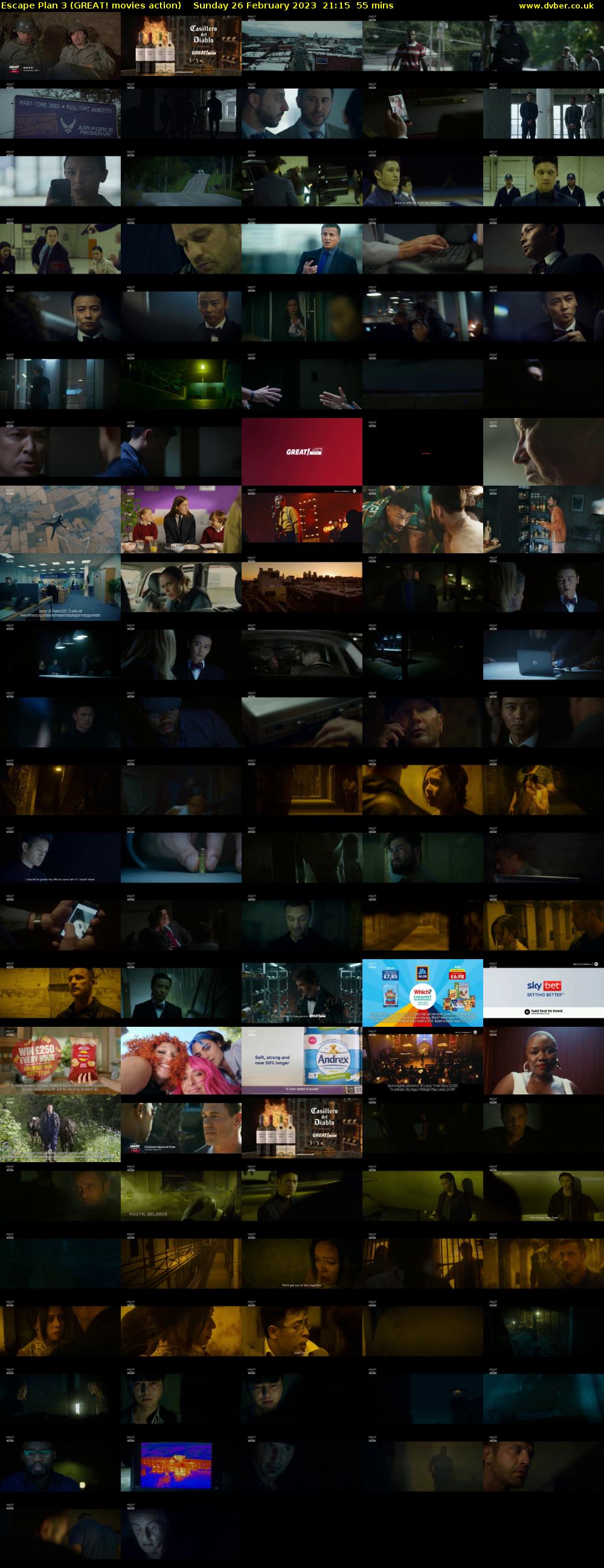 Escape Plan 3 (GREAT! movies action) Sunday 26 February 2023 21:15 - 22:10