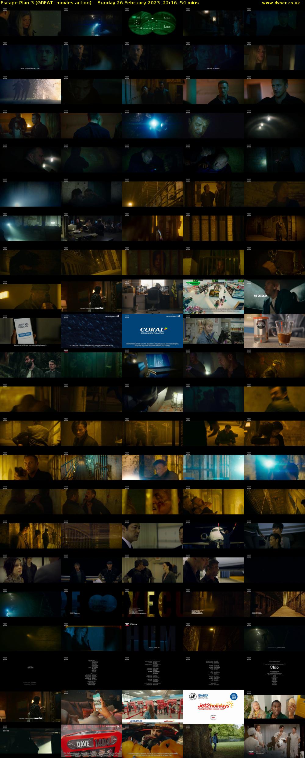 Escape Plan 3 (GREAT! movies action) Sunday 26 February 2023 22:16 - 23:10
