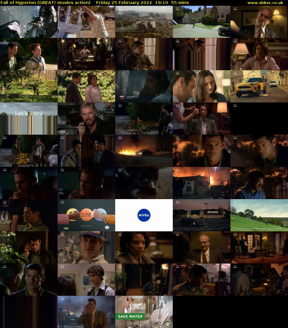 Fall of Hyperion (GREAT! movies action) Friday 25 February 2022 19:10 - 20:05