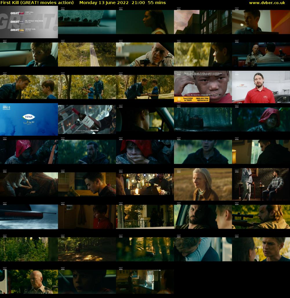First Kill (GREAT! movies action) Monday 13 June 2022 21:00 - 21:55