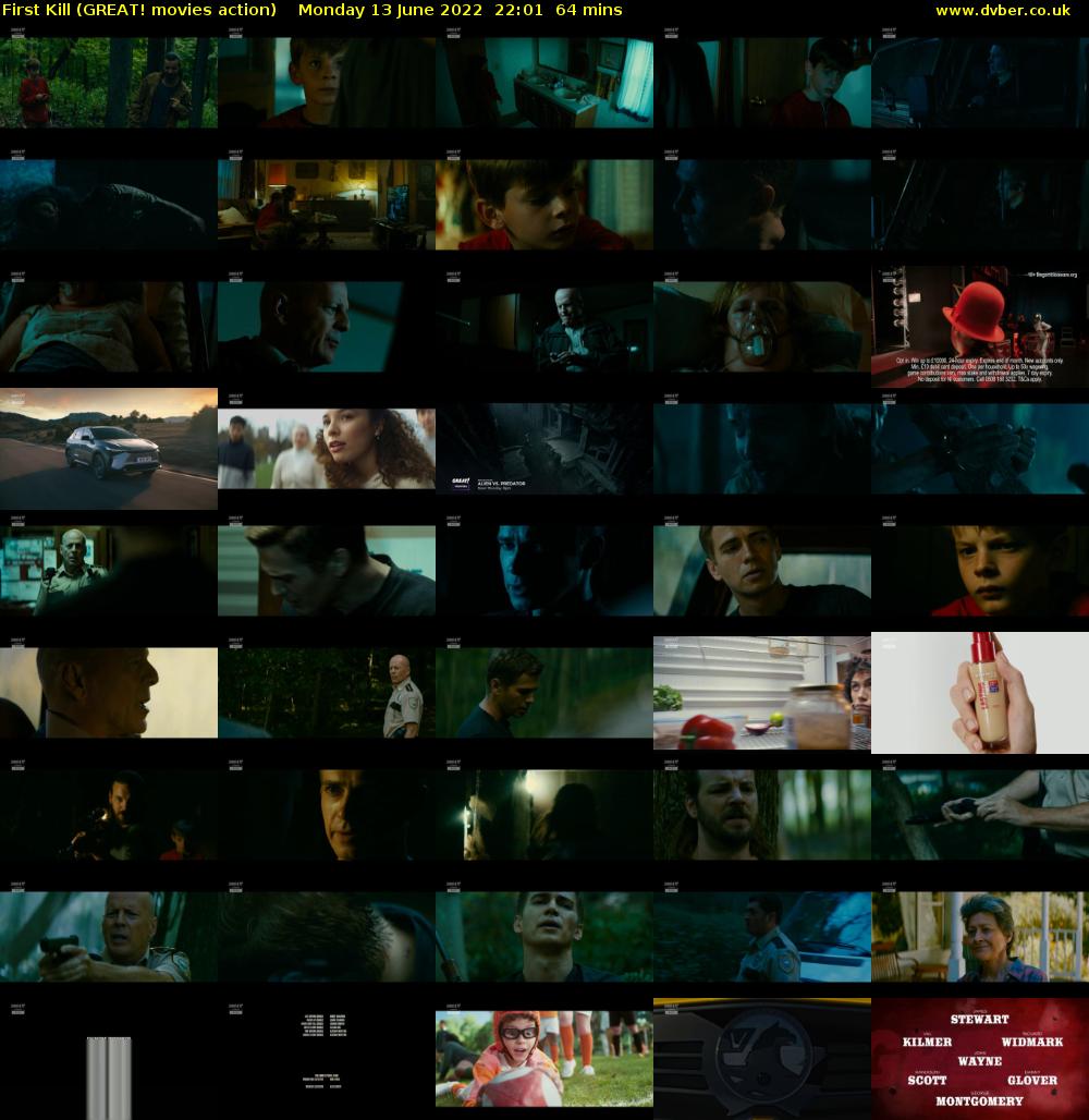 First Kill (GREAT! movies action) Monday 13 June 2022 22:01 - 23:05