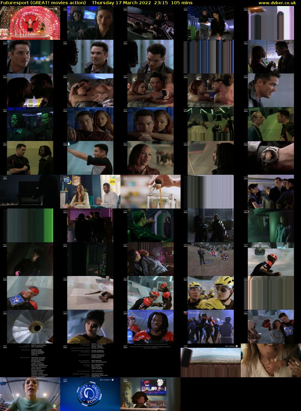 Futuresport (GREAT! movies action) Thursday 17 March 2022 23:15 - 01:00