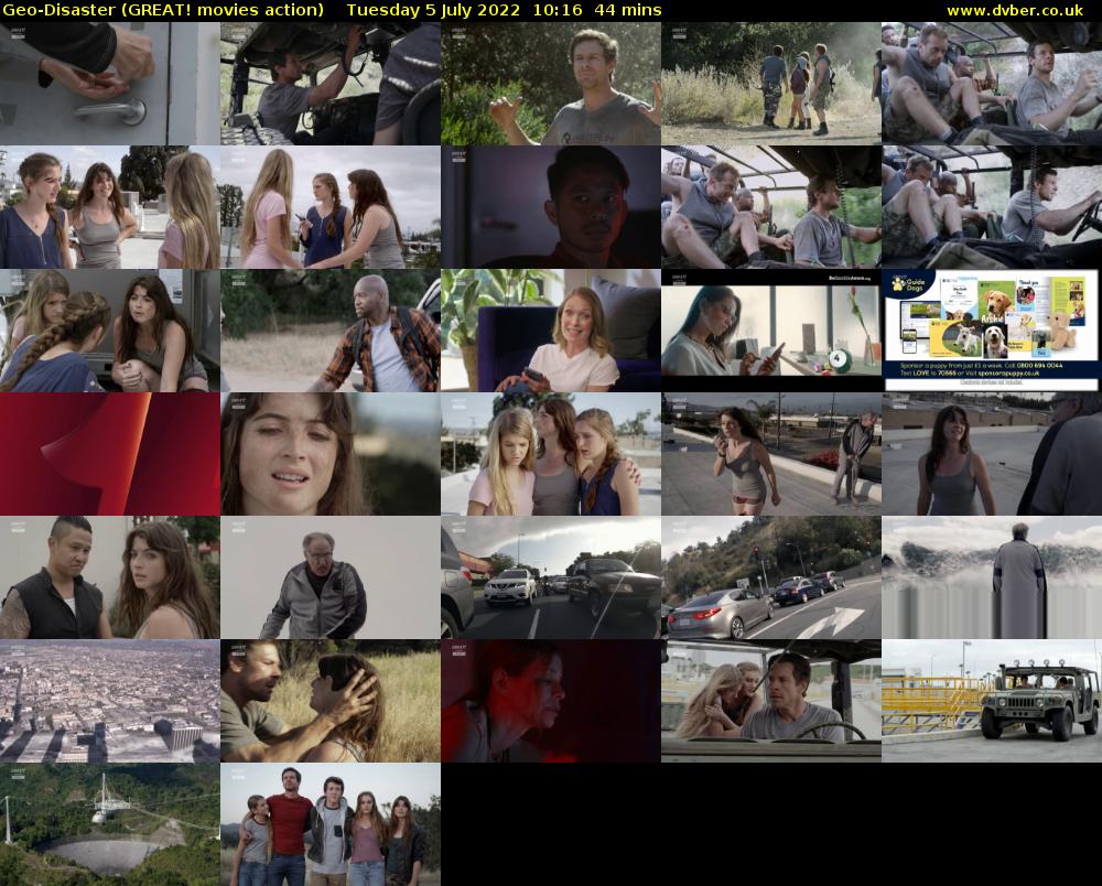 Geo-Disaster (GREAT! movies action) Tuesday 5 July 2022 10:16 - 11:00