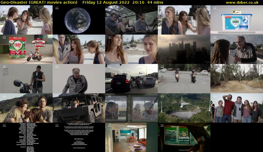 Geo-Disaster (GREAT! movies action) Friday 12 August 2022 20:16 - 21:00