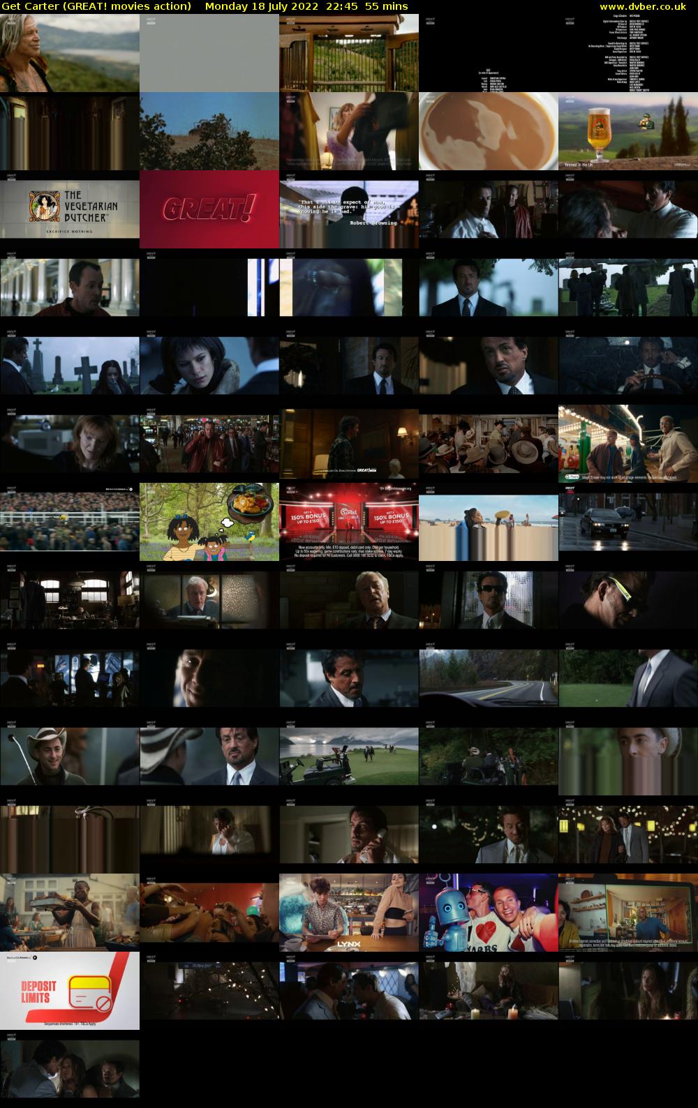 Get Carter (GREAT! movies action) Monday 18 July 2022 22:45 - 23:40