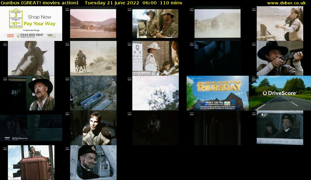 Gunbus (GREAT! movies action) Tuesday 21 June 2022 06:00 - 07:50