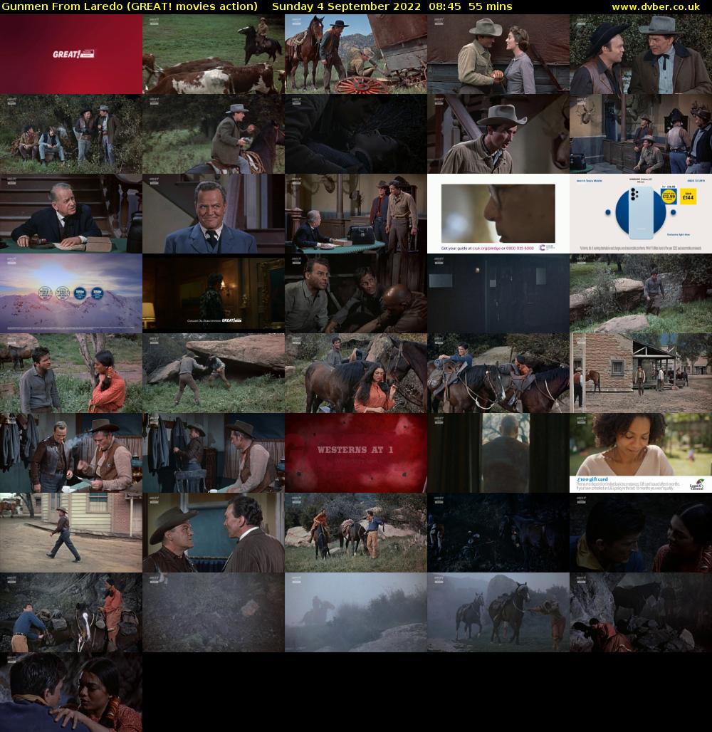 Gunmen From Laredo (GREAT! movies action) Sunday 4 September 2022 08:45 - 09:40