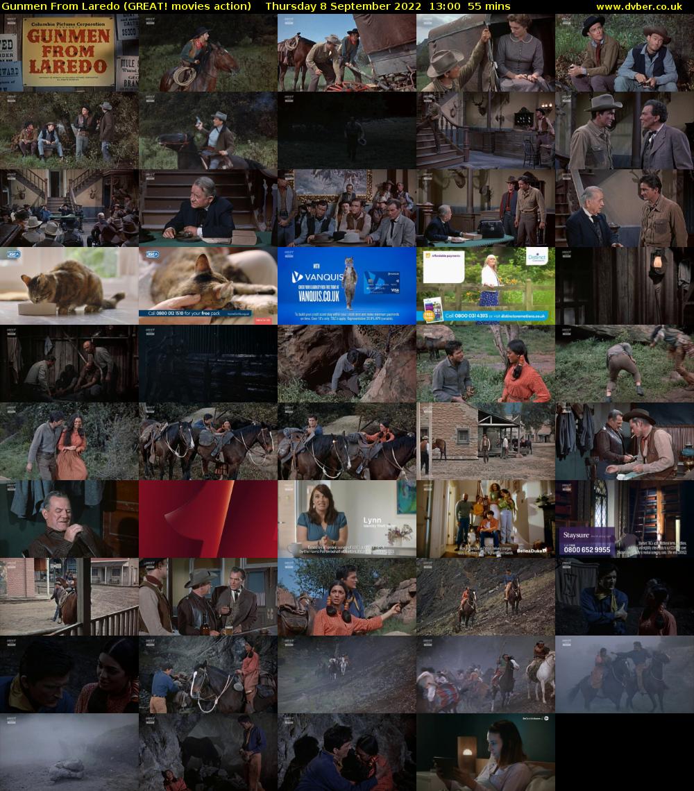 Gunmen From Laredo (GREAT! movies action) Thursday 8 September 2022 13:00 - 13:55