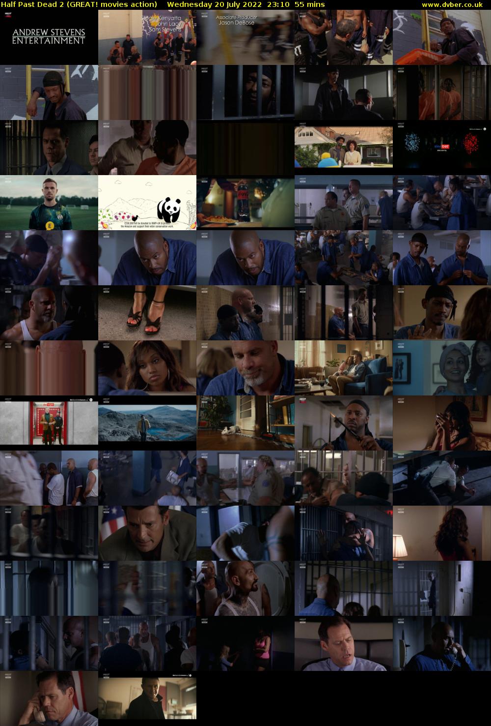 Half Past Dead 2 (GREAT! movies action) Wednesday 20 July 2022 23:10 - 00:05