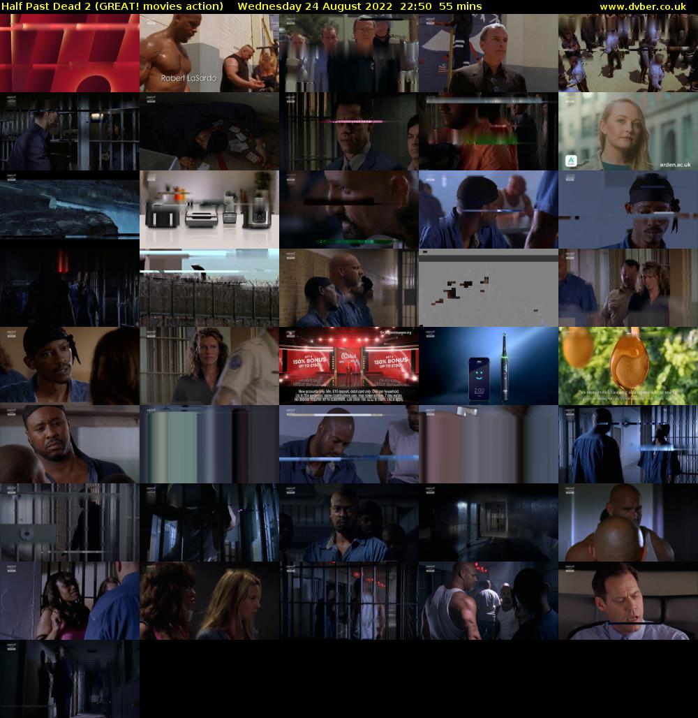 Half Past Dead 2 (GREAT! movies action) Wednesday 24 August 2022 22:50 - 23:45