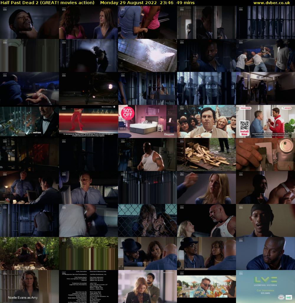 Half Past Dead 2 (GREAT! movies action) Monday 29 August 2022 23:46 - 00:35