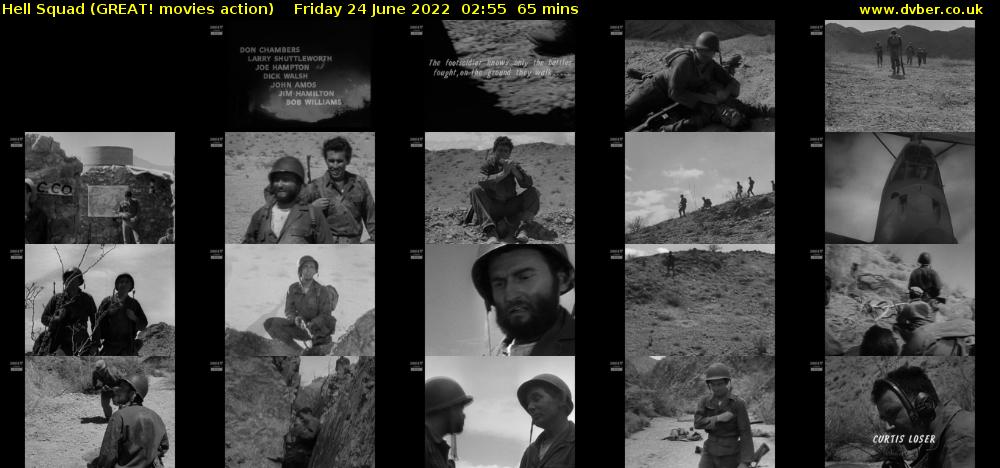 Hell Squad (GREAT! movies action) Friday 24 June 2022 02:55 - 04:00