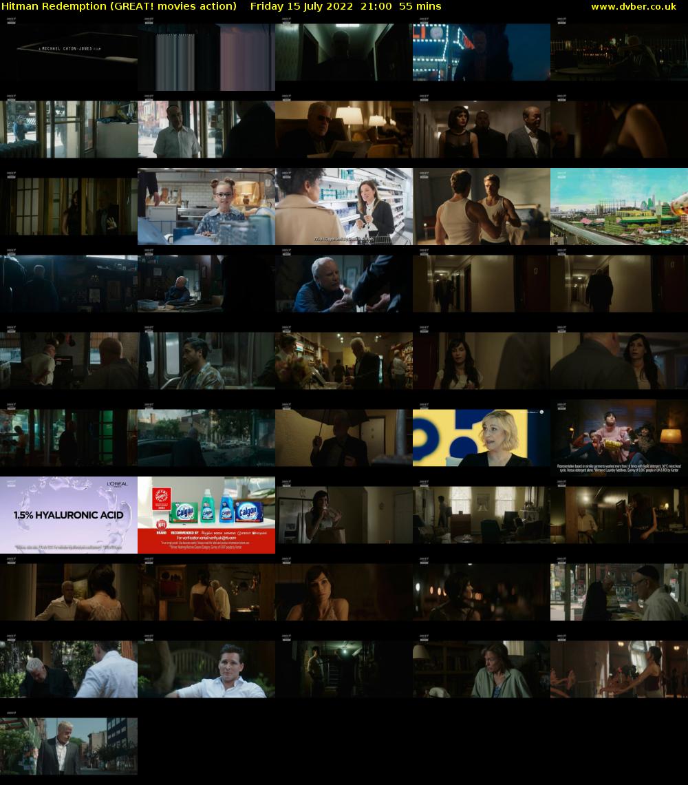 Hitman Redemption (GREAT! movies action) Friday 15 July 2022 21:00 - 21:55
