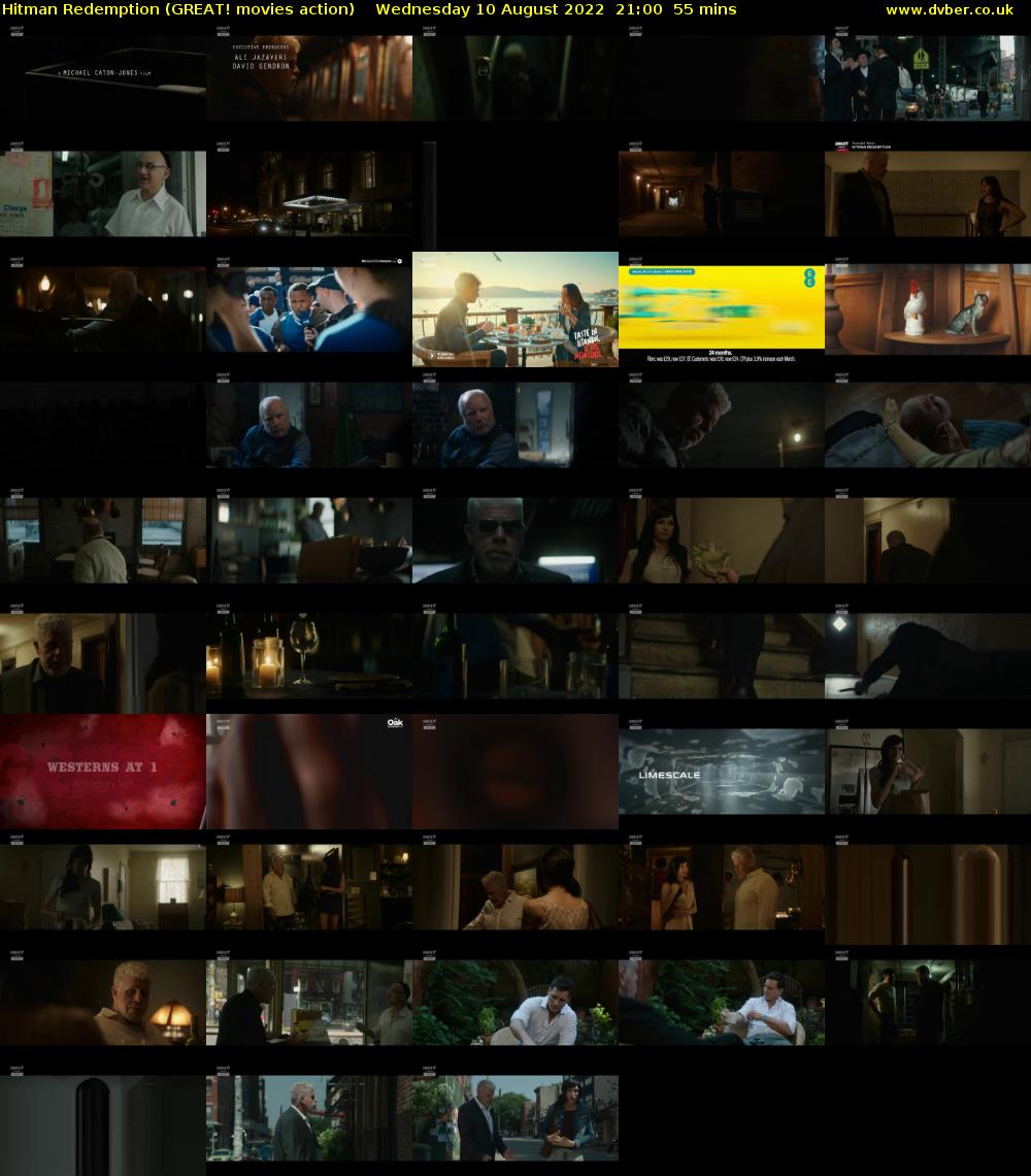 Hitman Redemption (GREAT! movies action) Wednesday 10 August 2022 21:00 - 21:55