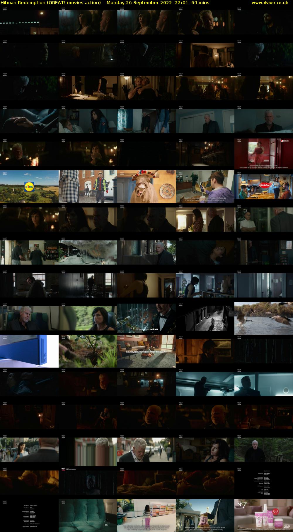Hitman Redemption (GREAT! movies action) Monday 26 September 2022 22:01 - 23:05