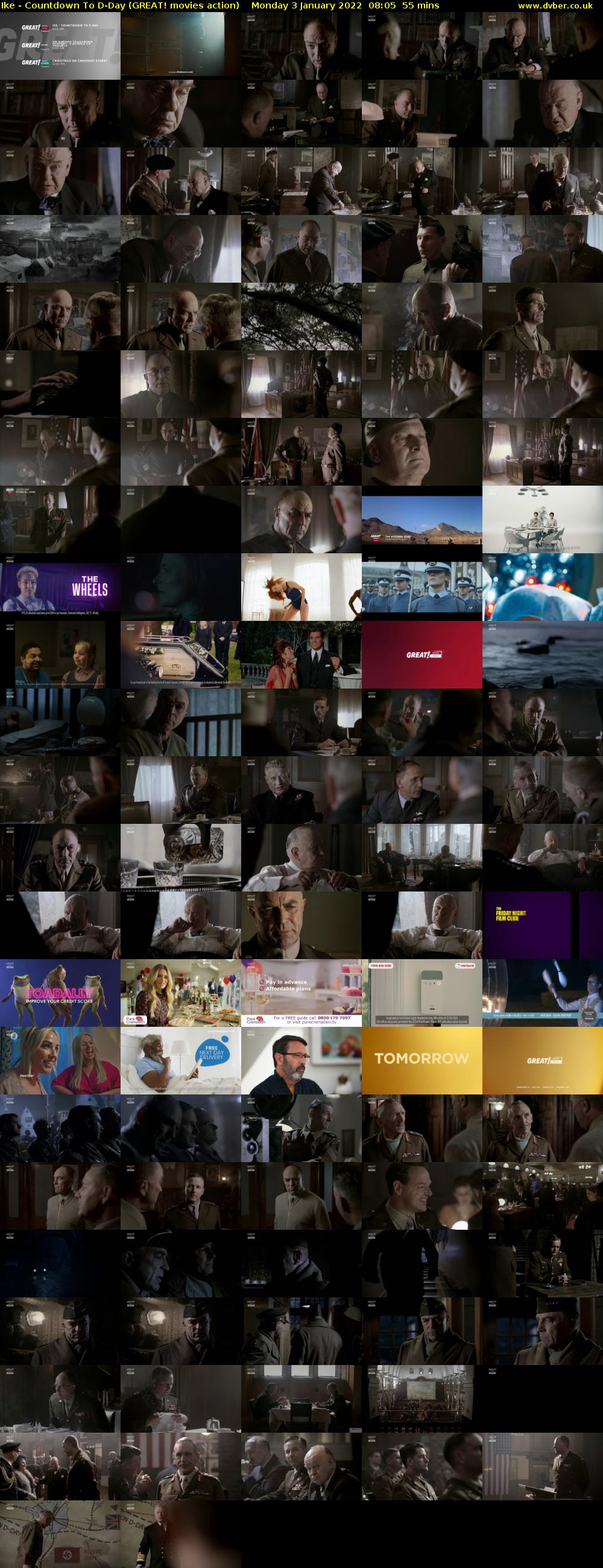 Ike - Countdown To D-Day (GREAT! movies action) Monday 3 January 2022 08:05 - 09:00