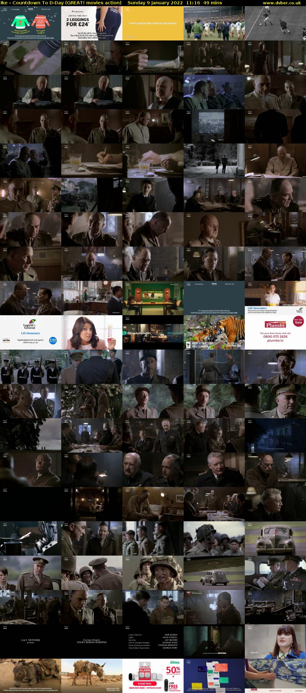 Ike - Countdown To D-Day (GREAT! movies action) Sunday 9 January 2022 11:16 - 12:05