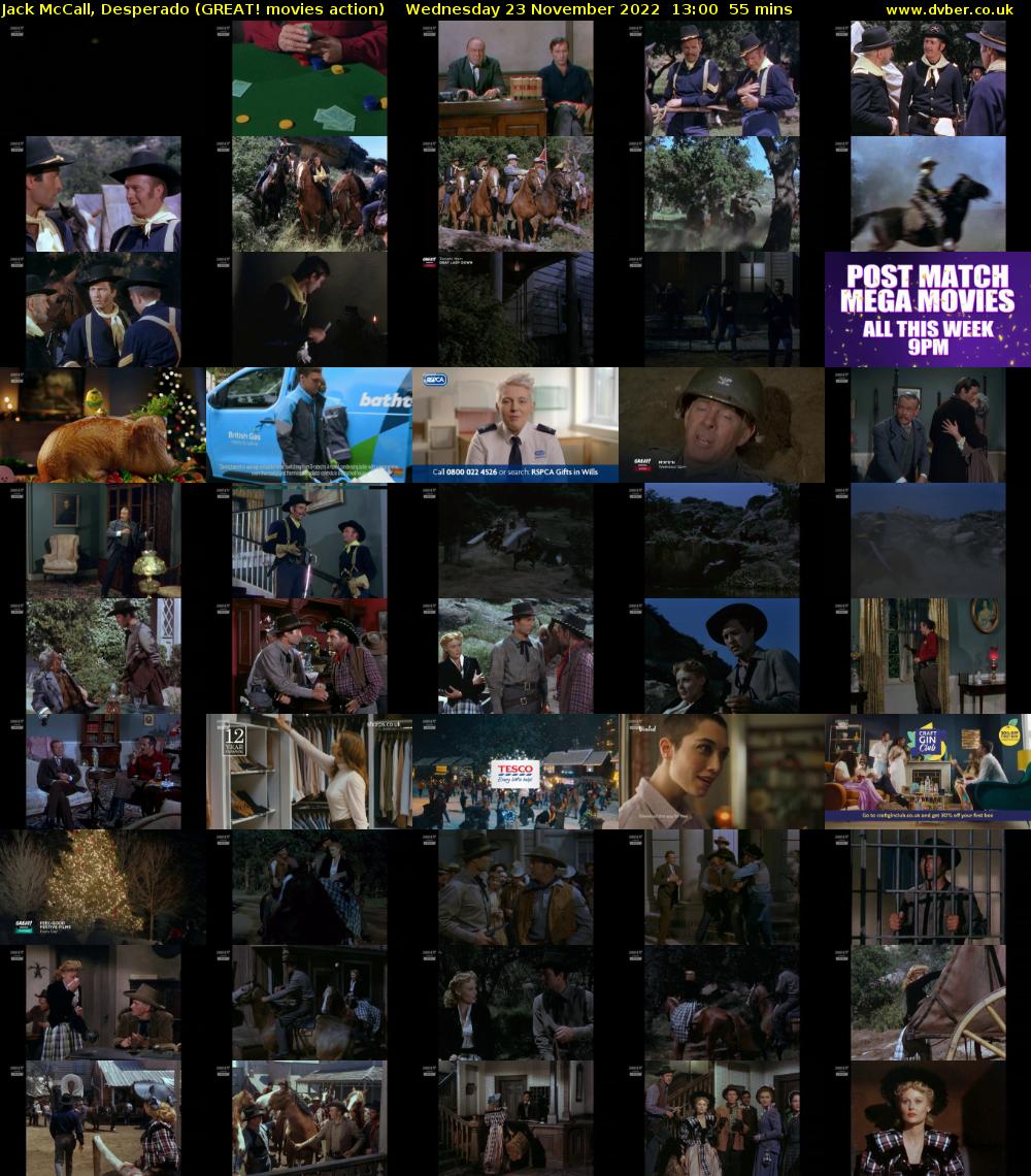 Jack McCall, Desperado (GREAT! movies action) Wednesday 23 November 2022 13:00 - 13:55