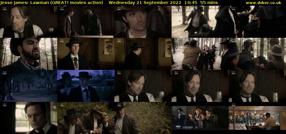 Jesse James: Lawman (GREAT! movies action) Wednesday 21 September 2022 14:45 - 15:40