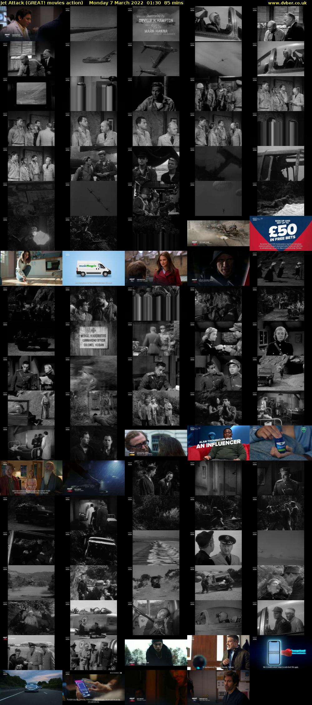 Jet Attack (GREAT! movies action) Monday 7 March 2022 01:30 - 02:55