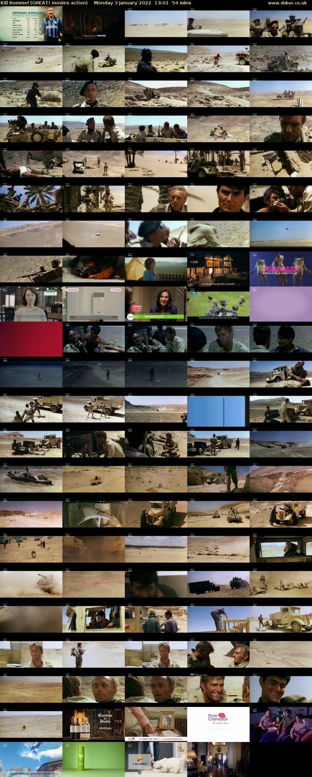 Kill Rommel (GREAT! movies action) Monday 3 January 2022 13:01 - 13:55
