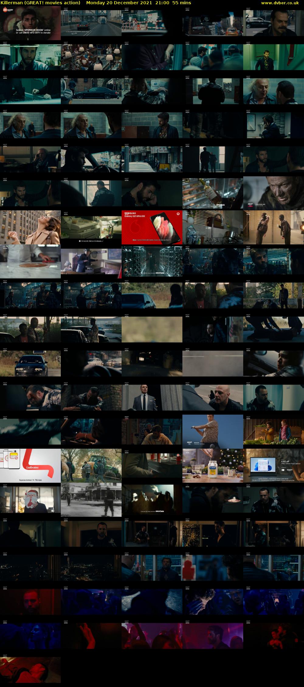 Killerman (GREAT! movies action) Monday 20 December 2021 21:00 - 21:55