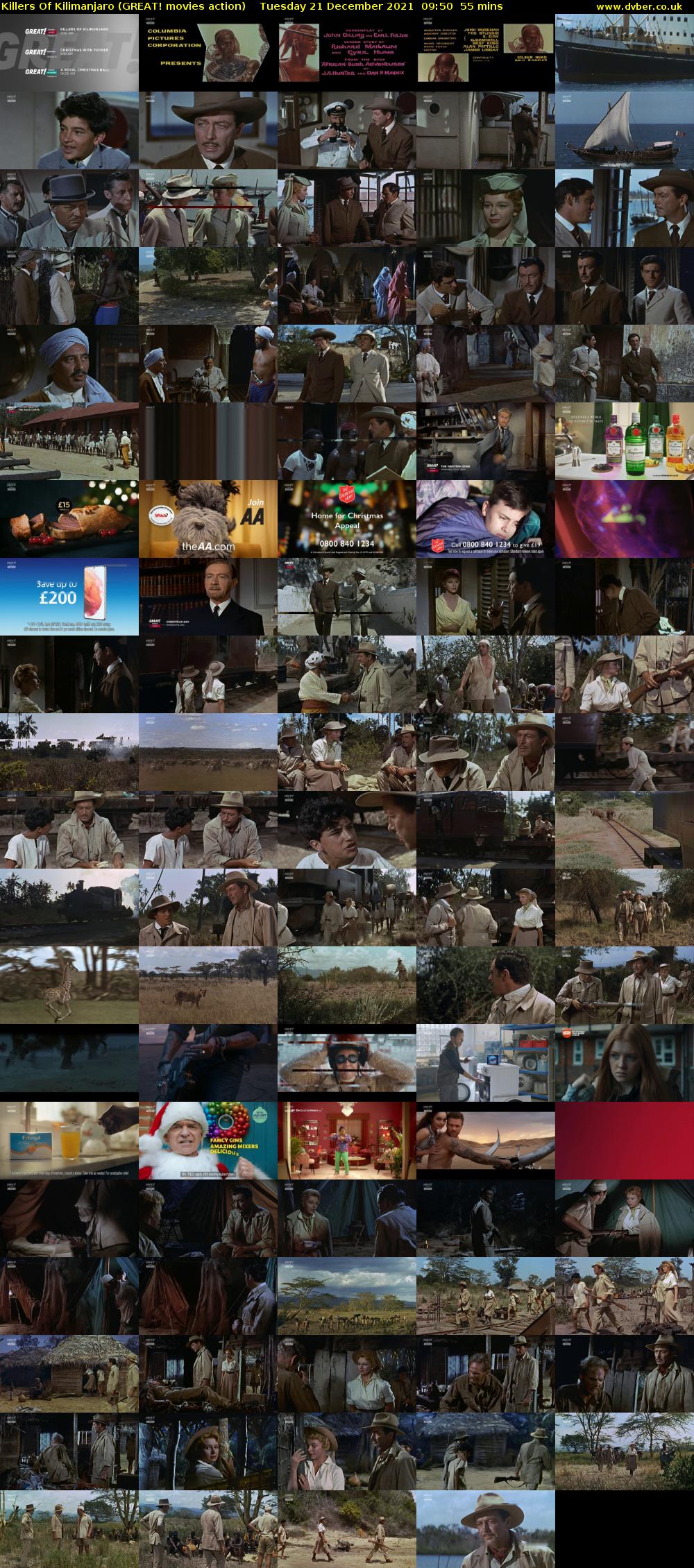Killers Of Kilimanjaro (GREAT! movies action) Tuesday 21 December 2021 09:50 - 10:45