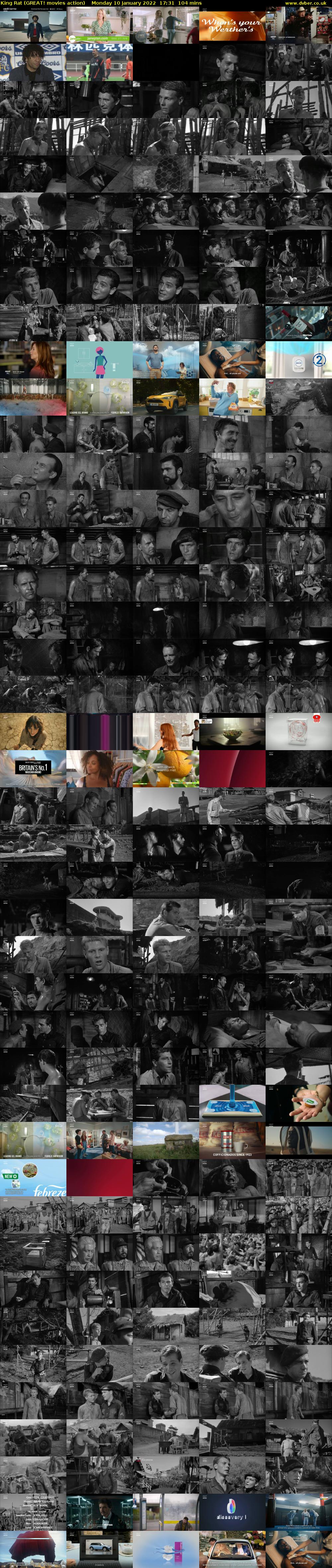 King Rat (GREAT! movies action) Monday 10 January 2022 17:31 - 19:15
