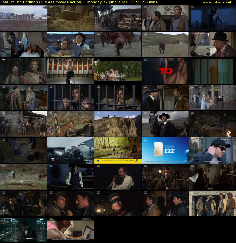 Last Of The Badmen (GREAT! movies action) Monday 27 June 2022 13:55 - 14:50