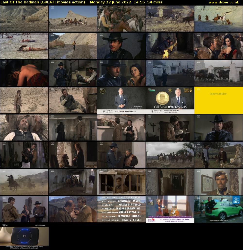 Last Of The Badmen (GREAT! movies action) Monday 27 June 2022 14:56 - 15:50