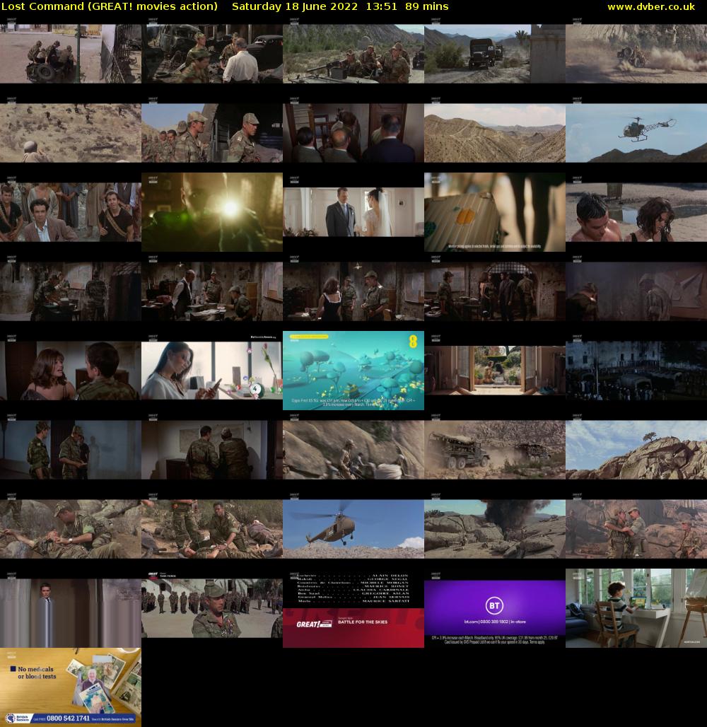 Lost Command (GREAT! movies action) Saturday 18 June 2022 13:51 - 15:20