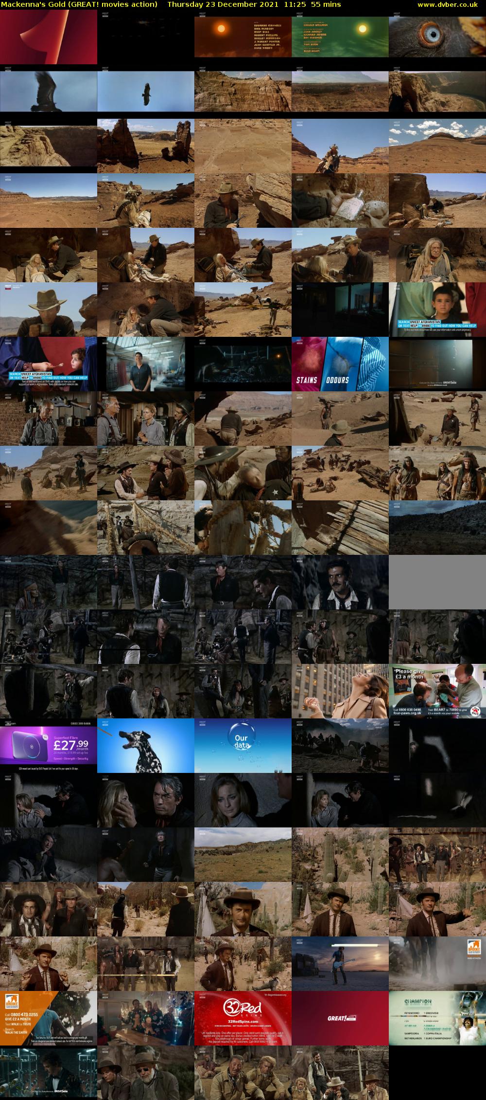 Mackenna's Gold (GREAT! movies action) Thursday 23 December 2021 11:25 - 12:20