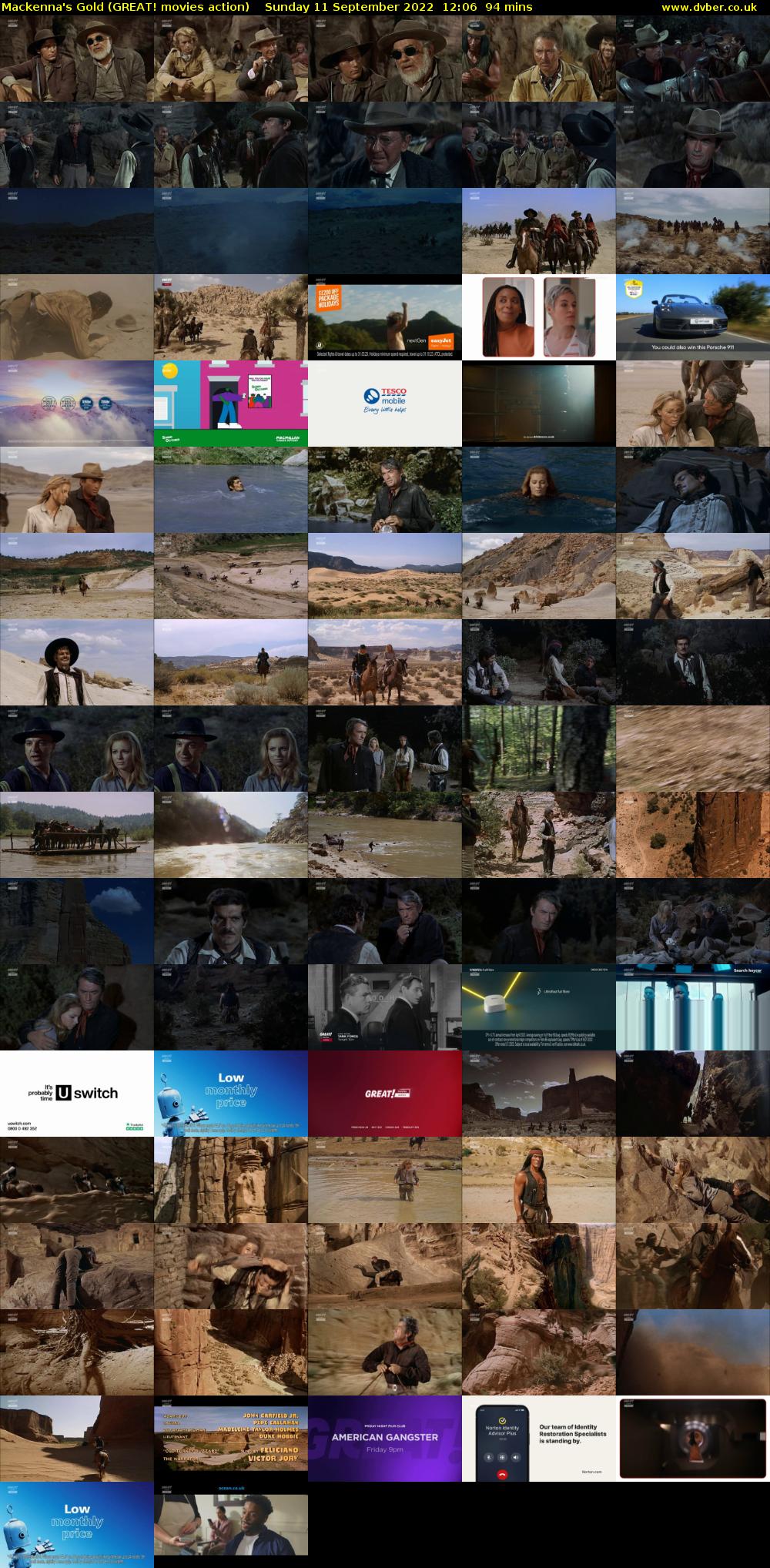 Mackenna's Gold (GREAT! movies action) Sunday 11 September 2022 12:06 - 13:40