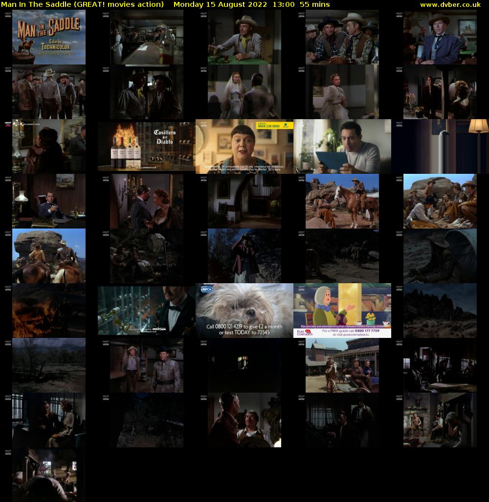 Man In The Saddle (GREAT! movies action) Monday 15 August 2022 13:00 - 13:55