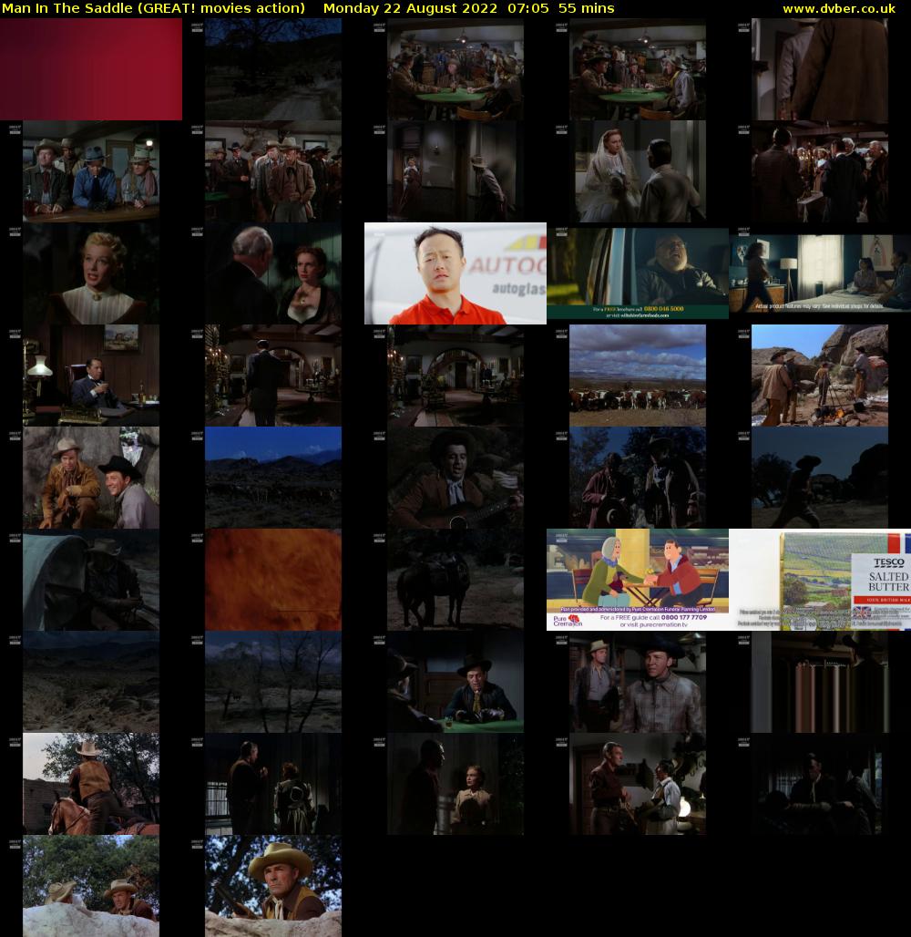 Man In The Saddle (GREAT! movies action) Monday 22 August 2022 07:05 - 08:00