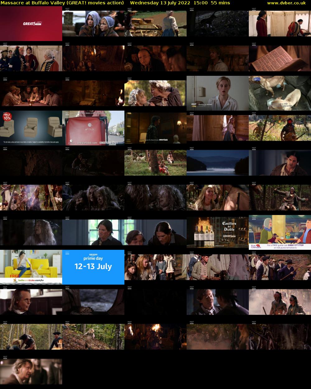 Massacre at Buffalo Valley (GREAT! movies action) Wednesday 13 July 2022 15:00 - 15:55